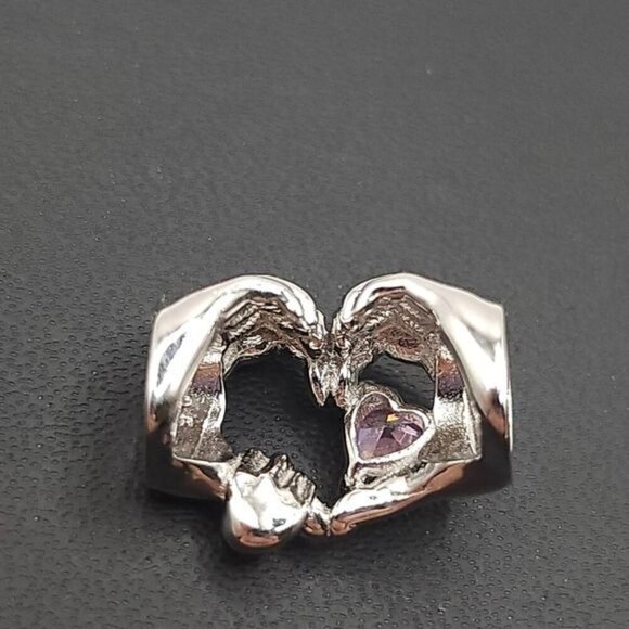 Family Heart Hands‎ Charm (NWOT) - Picture 2 of 5